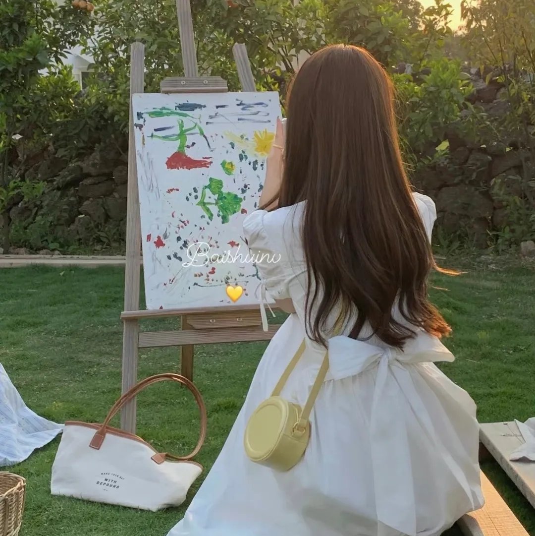冬天的女子